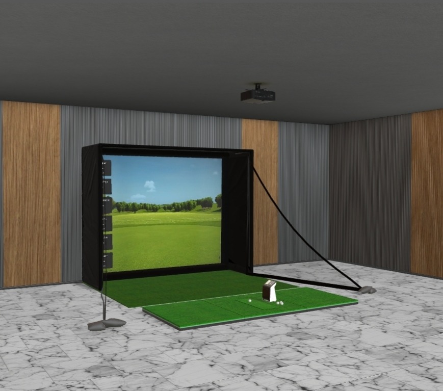 The Birdie Simulator Package - Garmin R50 Launch Monitor